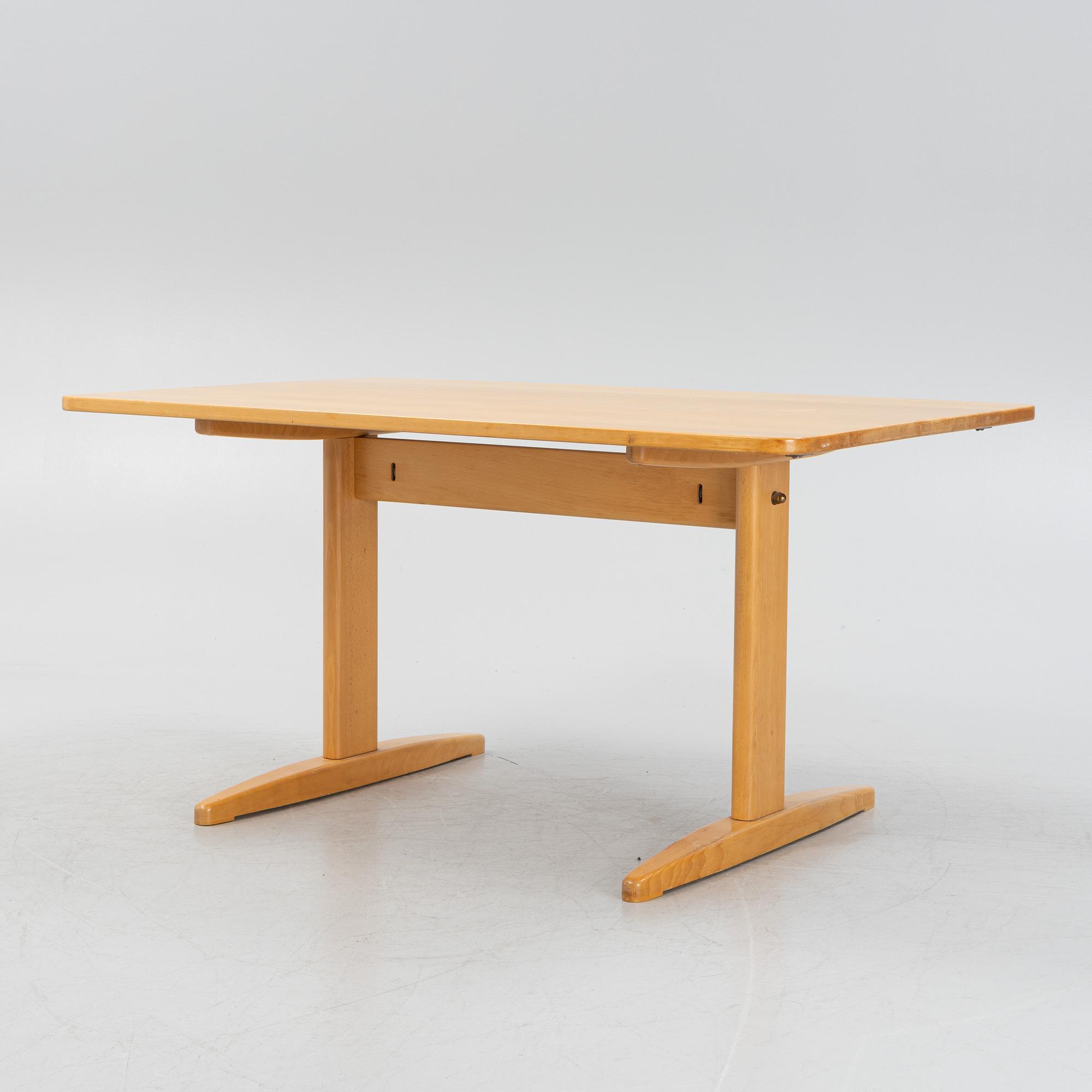 Børge Mogensen, table, "Shaker Table", CM Madsens Fabriker, Denmark, the model designed in 1958.