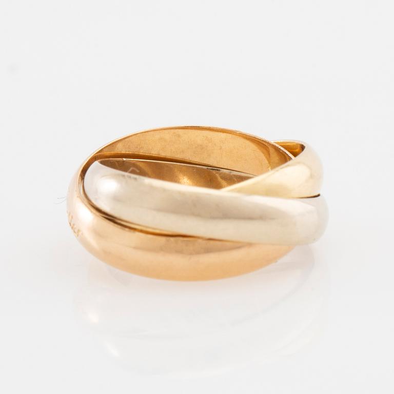 Cartier, Ring "Trinity" 18K trefärgat guld.