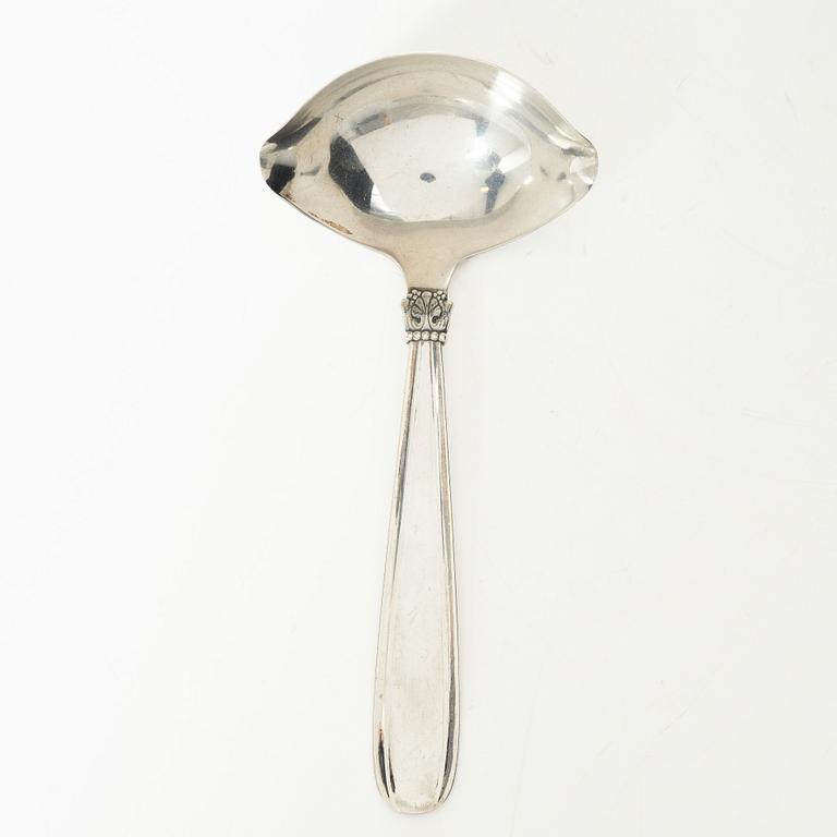 A Danish silver sauce boat, marks of Carl M. Cohr, Fredericia, Denmark 1937.