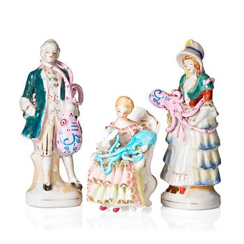 110. Ola Niklasson, Figurines, 3 pcs.