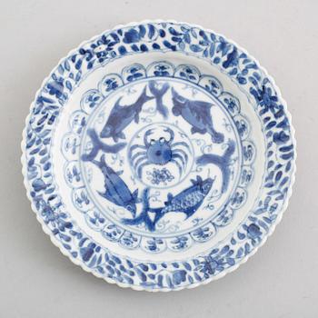 SKÅL MED FAT, porslin, Kina, Kangxi 1662-1722.