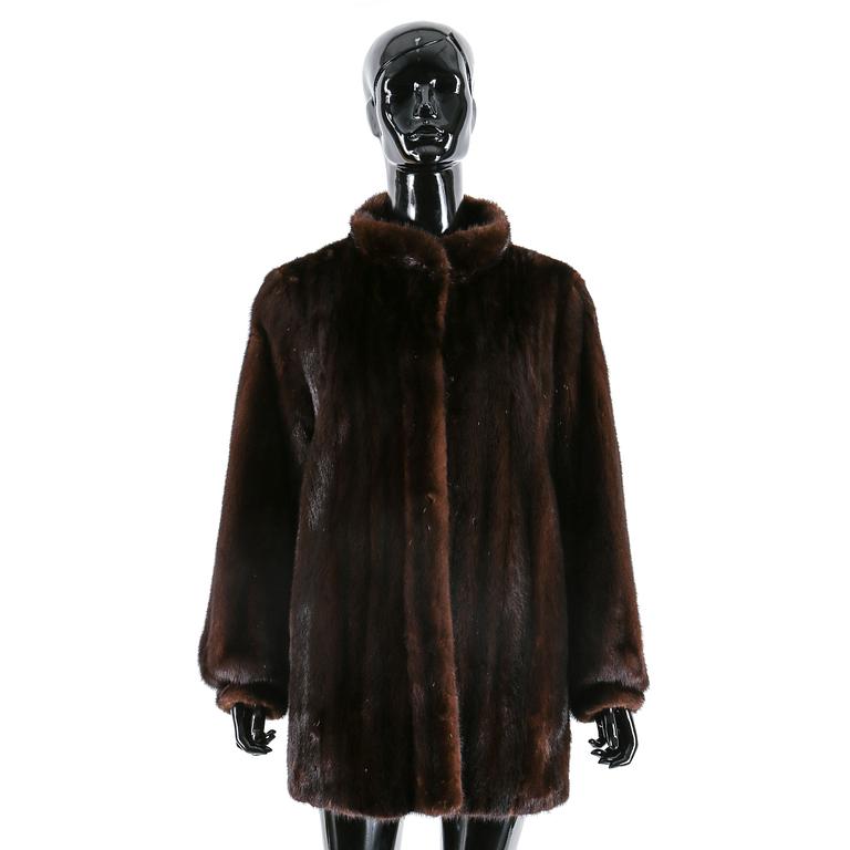PÄLSJACKA, mink, körsnär Gunnar Christell, Stockholm.
