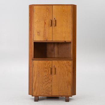Corner cabinet, sports cabin furniture, mid-20th century.