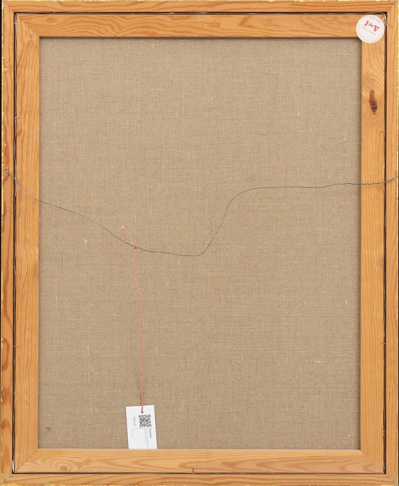 BO ÅKE ADAMSSON, mixed media on canvas, signed.