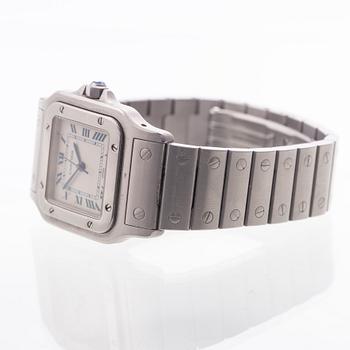ARMBANDSUR, herr, Cartier Santos, stål.