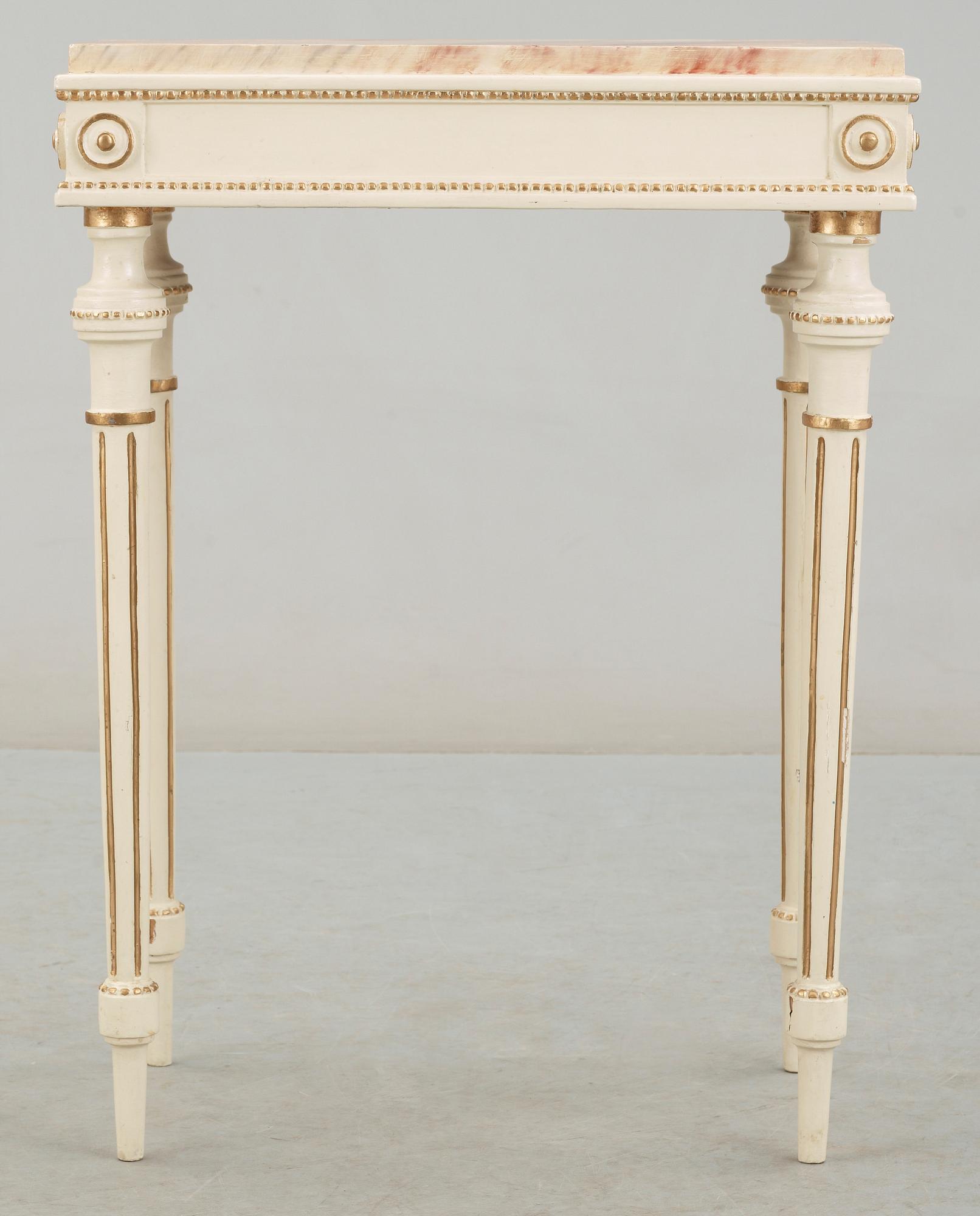 KONSOLBORD, gustaviansk stil, 1800-tal.