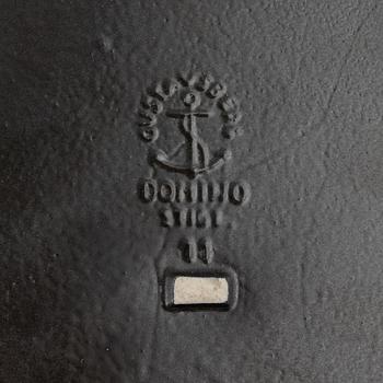 Stig Lindberg, 6 st, stengods, "Domino", Gustavsberg.
