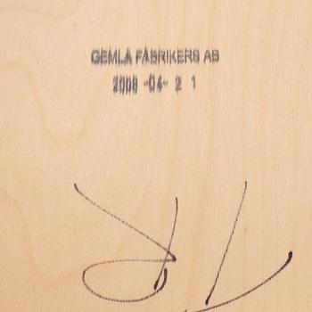 Jonas Bohlin, Four 'Piruett' bar stools, Gemla Fabrikers AB, 2008.
