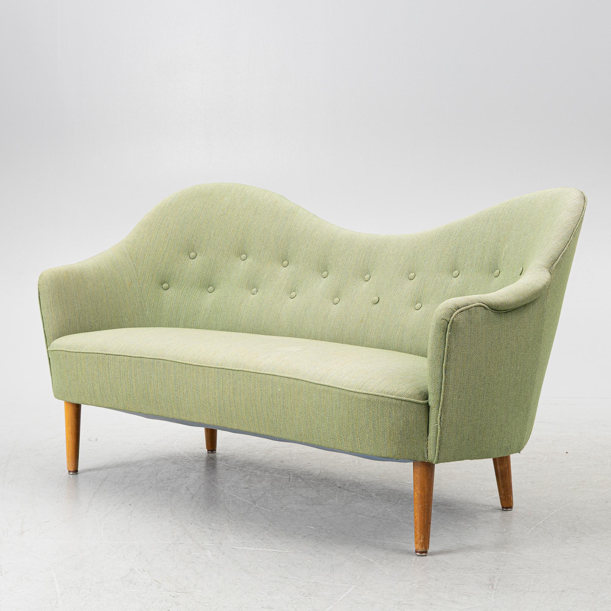 Carl Malmsten, sofa, 'Samspel', second half of the 20th century.