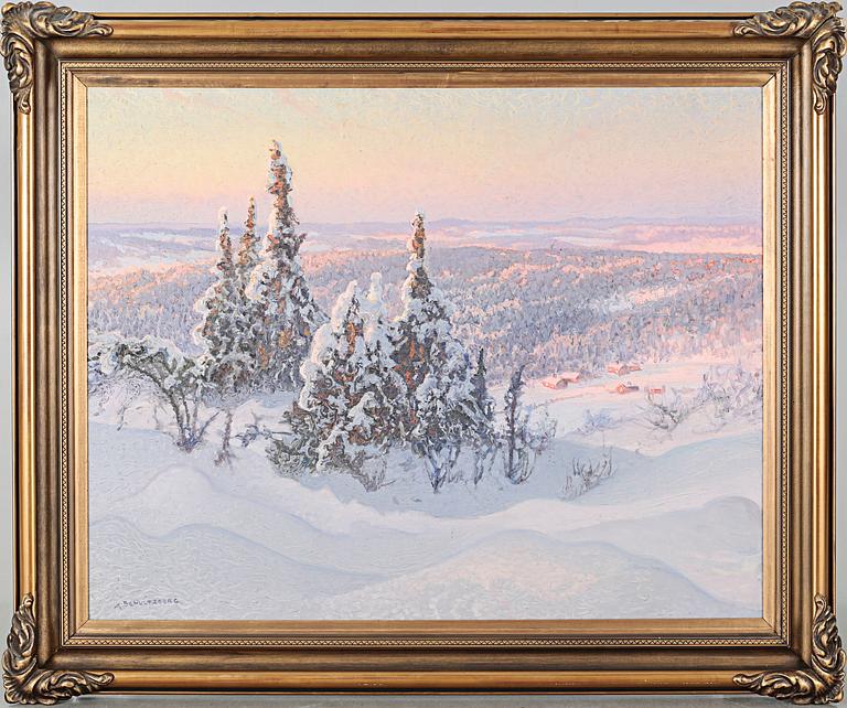 oil on canvas, signed.