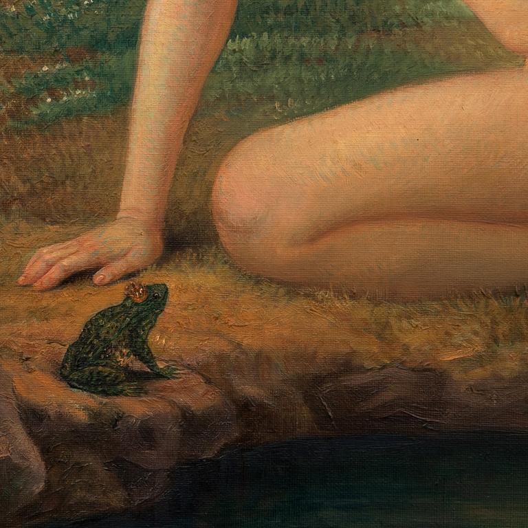 Robert Hugo Jäckel, The Girl and the Frog.