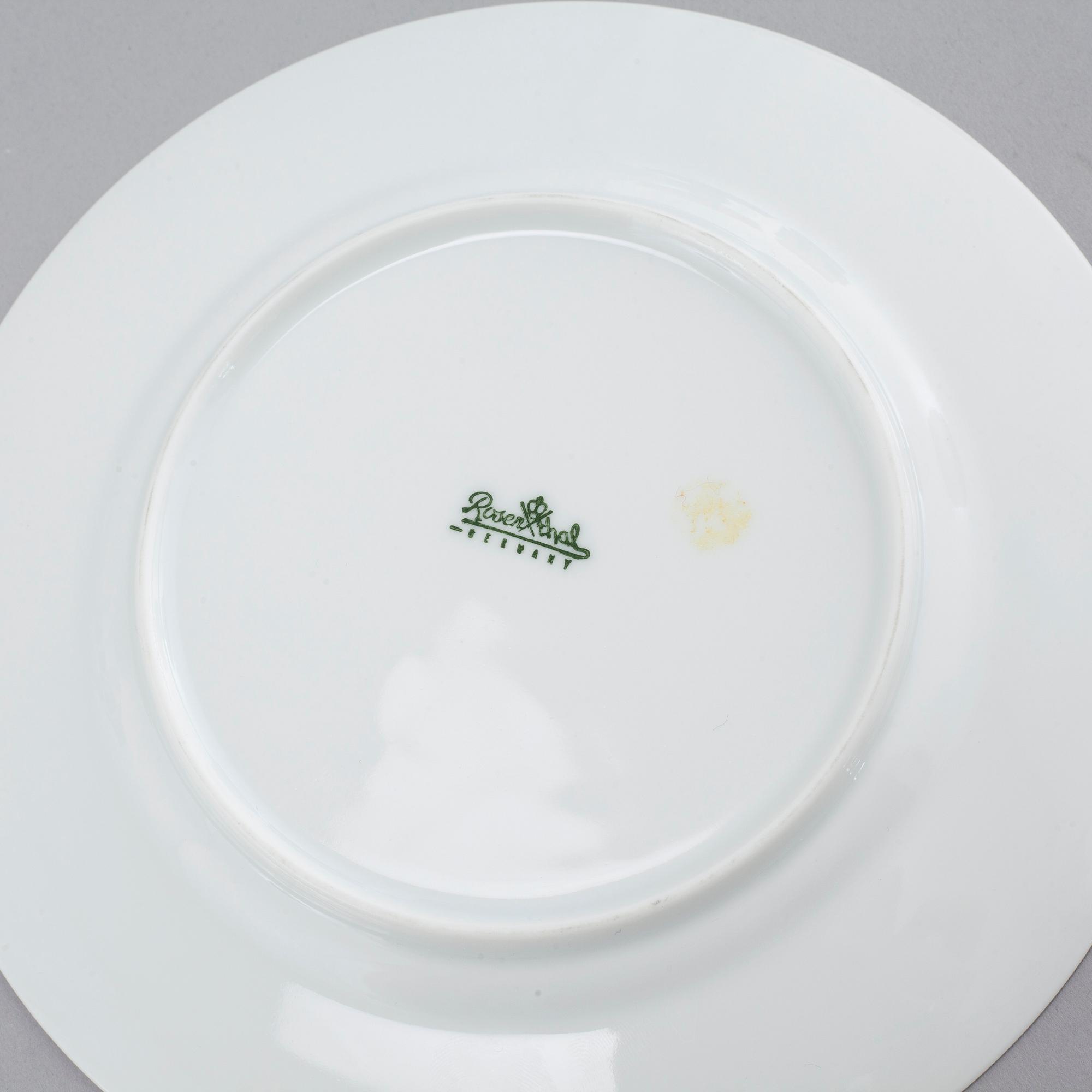 TAPIO WIRKKALA, kaffeservis, 14 delar, "Composition", porslin, Rosenthal Studio Linie, 1960-tal.