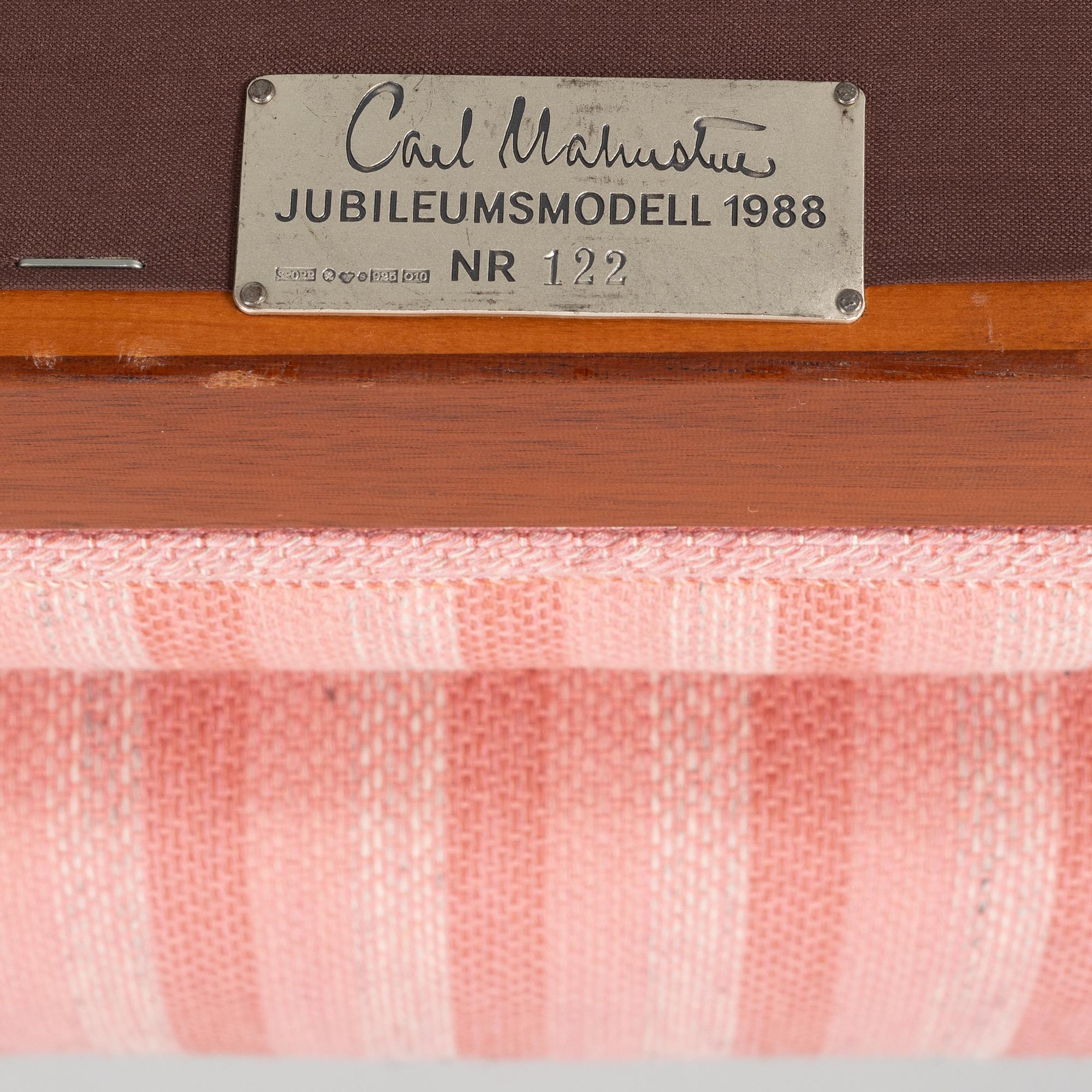 Carl Malmsten, armchair, "The Housefather", OH Sjögren, 1988.