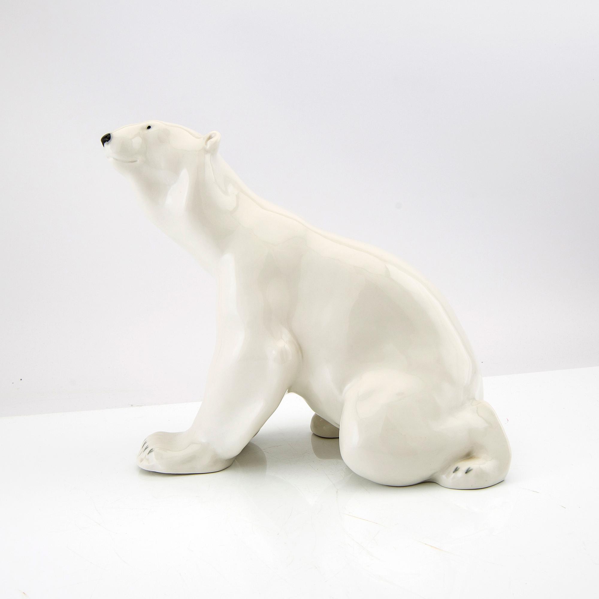 Figurin Lomonosov 1900.talets mitt porslin.