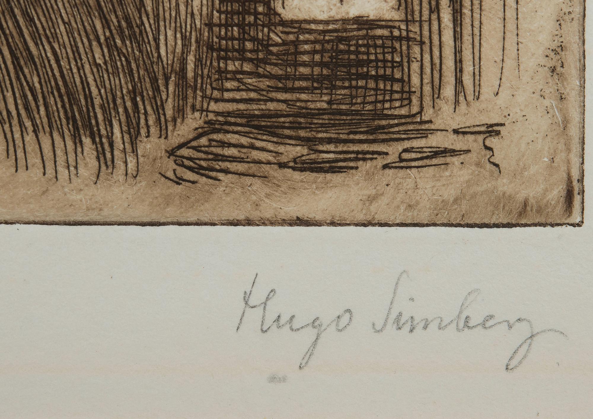 Hugo Simberg, "MALLI LÄMMITTELEE".