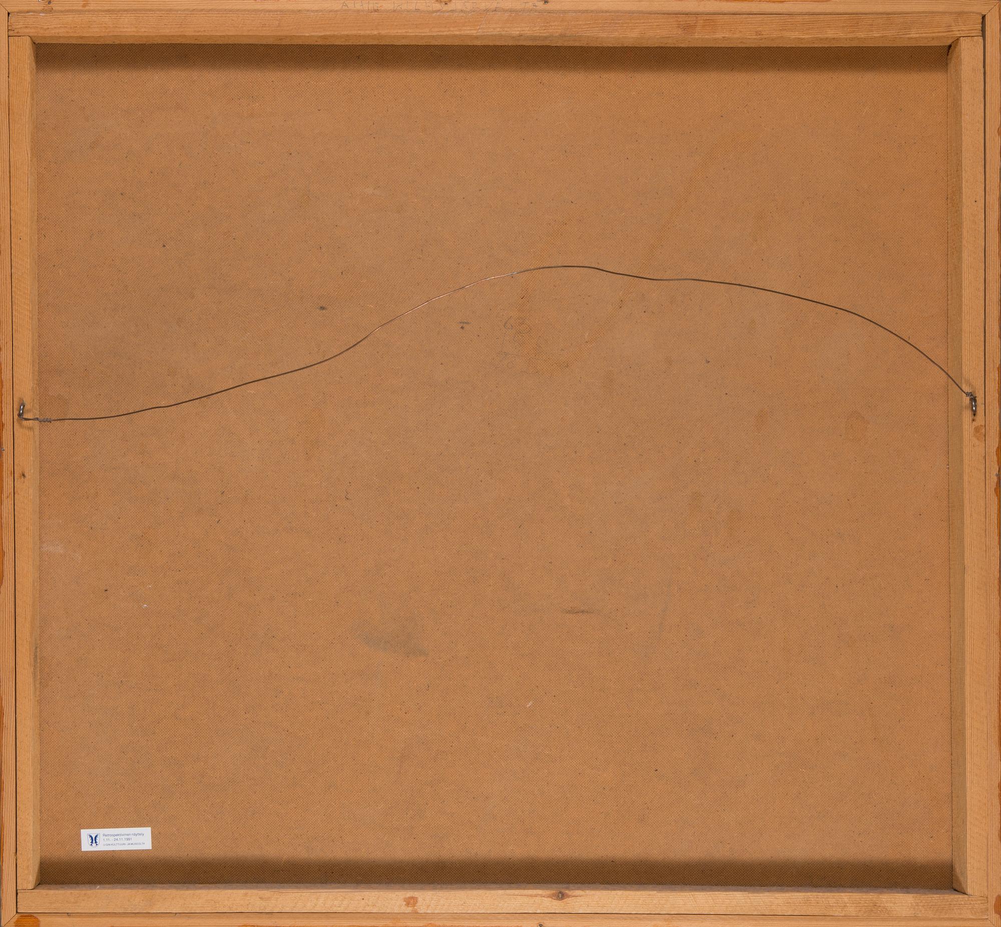 Max Salmi, oil on board, signed and dated -57.
