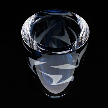 VAS, glas, Vicke Lindstrand, Kosta, 1900-tal.