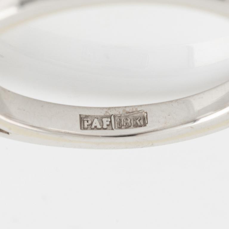 A Patrik af Forselles brilliant cut diamond solitaire ring, ca 0.60 ct.