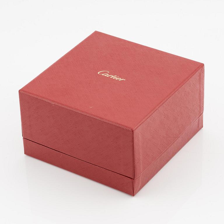 Cartier armband " Love" 18K vitguld med tio runda briljantslipade diamanter.