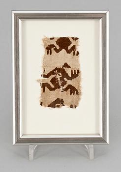TEXTILFRAGMENT, Chimu, Peru 1000-1470 eKr.