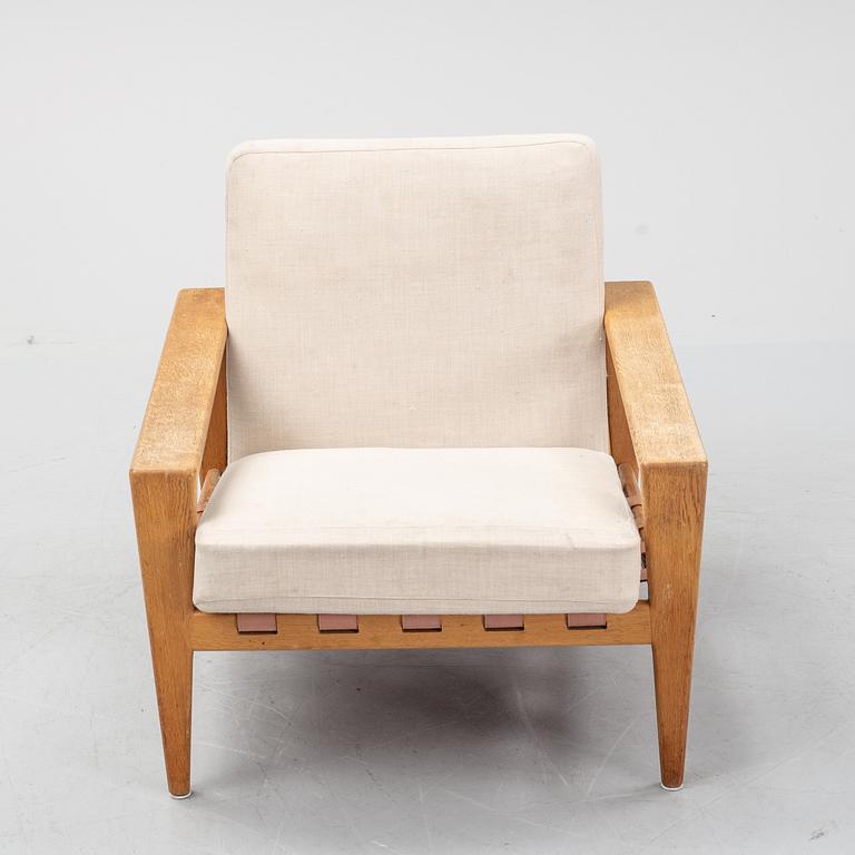 Svante Skogh, an oak easy chair, Seffle Möbelfabrik, Sweden, 1960s.