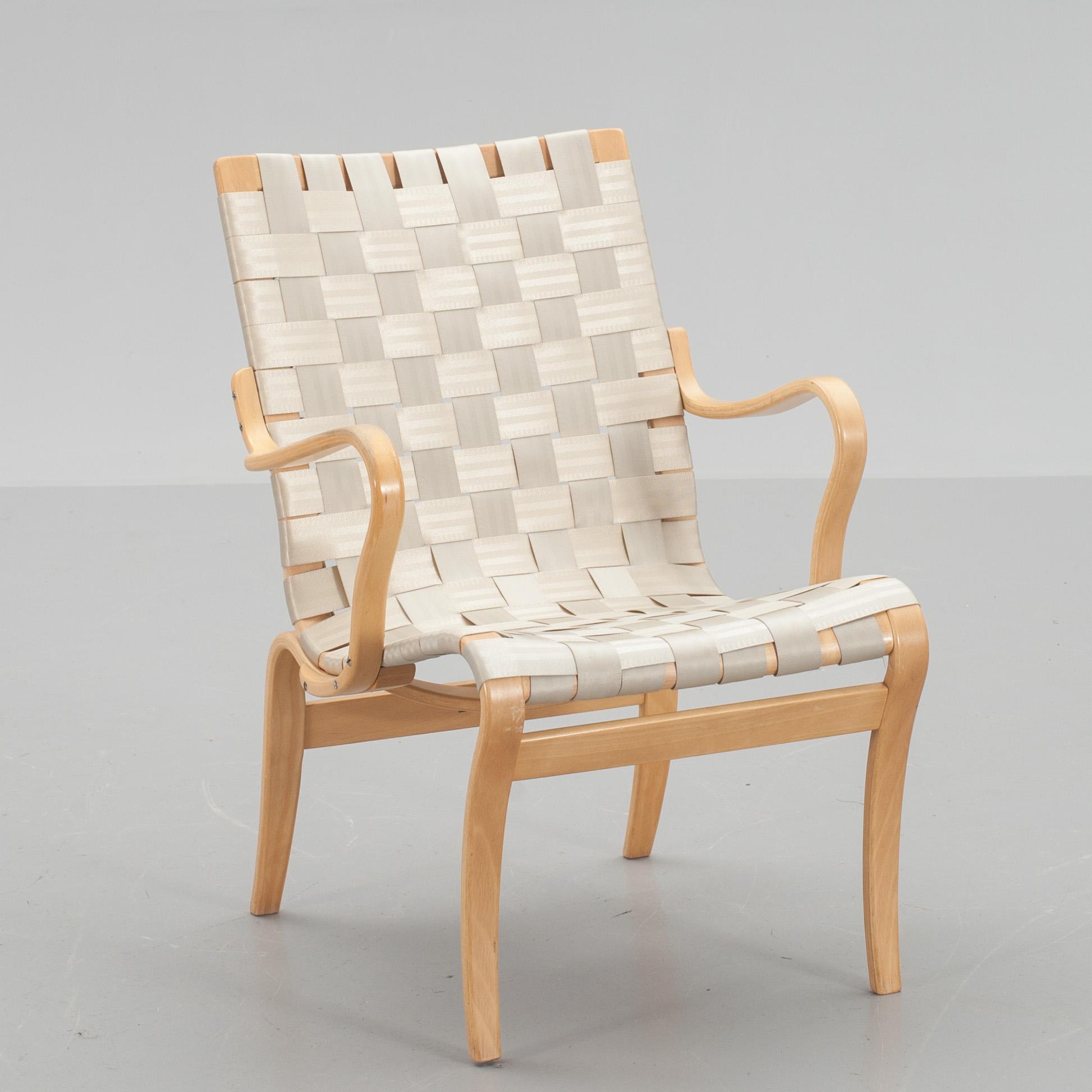 FÅTÖLJ, "Mina", Bruno Mathsson.