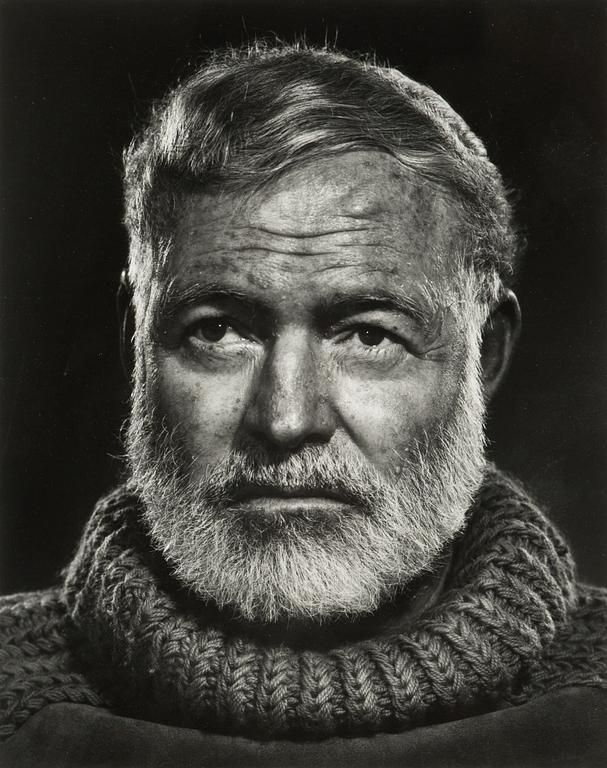 Yousuf Karsh, fotografi, signerad 1966 med dedikation.