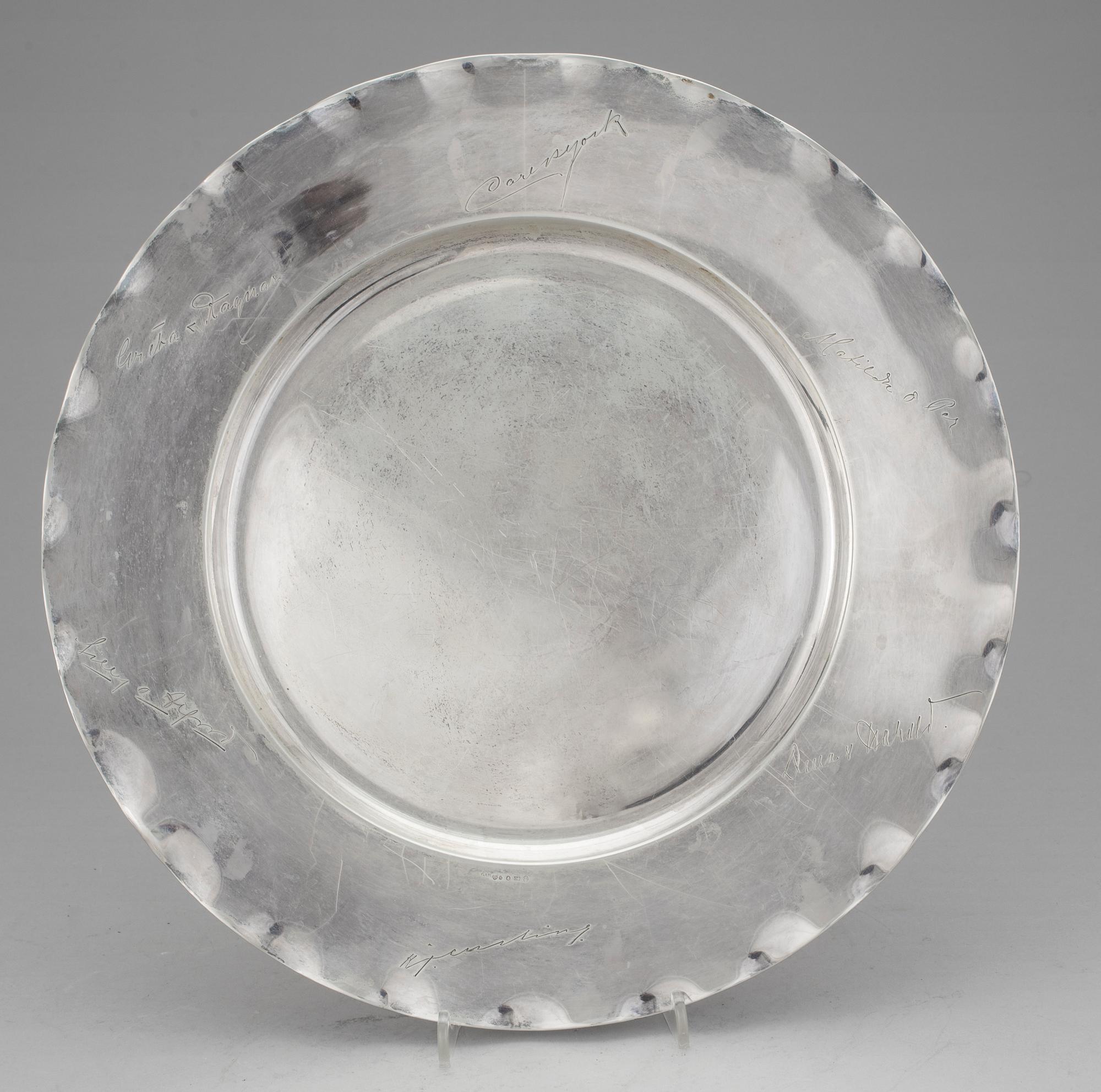 FAT, silver, GAB, Stockholm 1940. Vikt ca 523 gram.