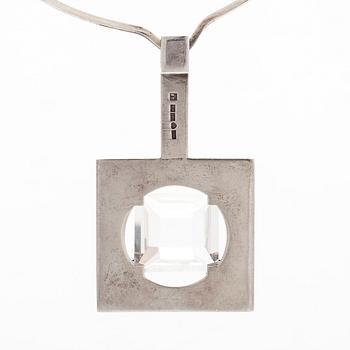 Mirjam Salminen, halssmycke, syntetisk spinell, silver.