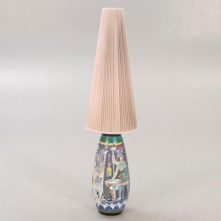 Marian Zawadzki, floor lamp, Tilgmans Keramik, signed and dated 1957.