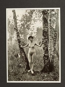 MAPP MED 19 st BILDER, "Eva im Paradies", Tyskland, 1910-tal.
