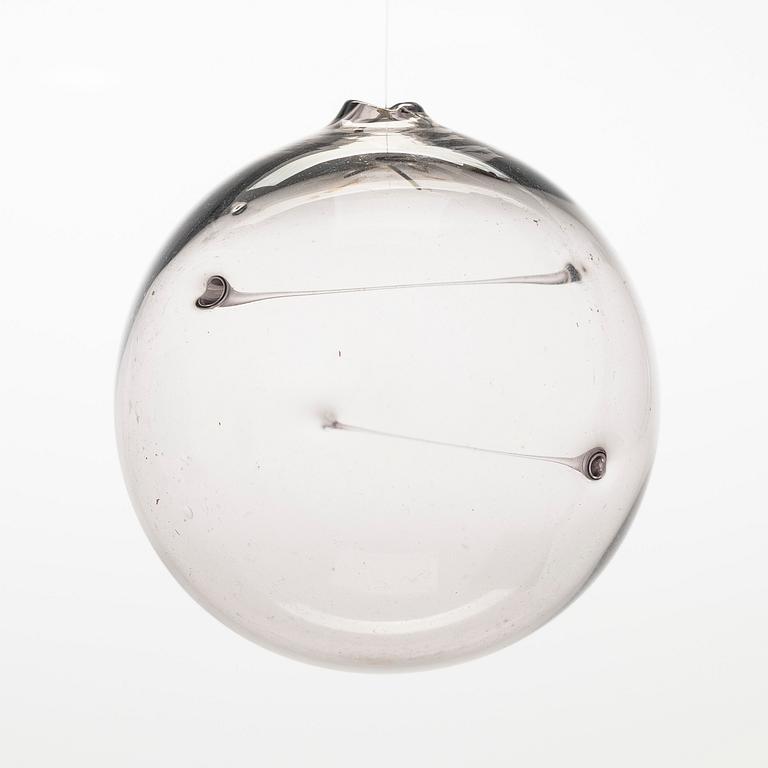 Timo Sarpaneva, three "Aurinkopallo" (Sun Ball) art glass pieces, Iittala.