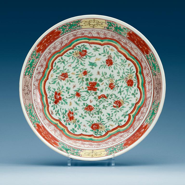 FAT, porslin. Qing dynastin, Kangxi (1662-1722).