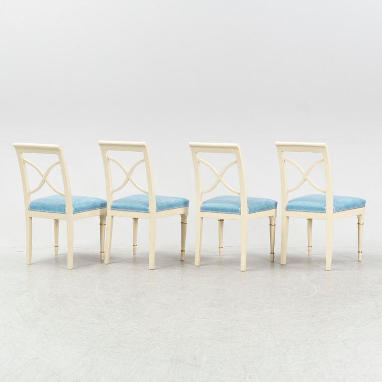 A set of four provincial chairs, first part of the 19th Century.