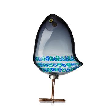 57. Alessandro Pianon, a "Pulcino" glass sculpture of a bird, Vistosi, Murano, Italy 1960's.