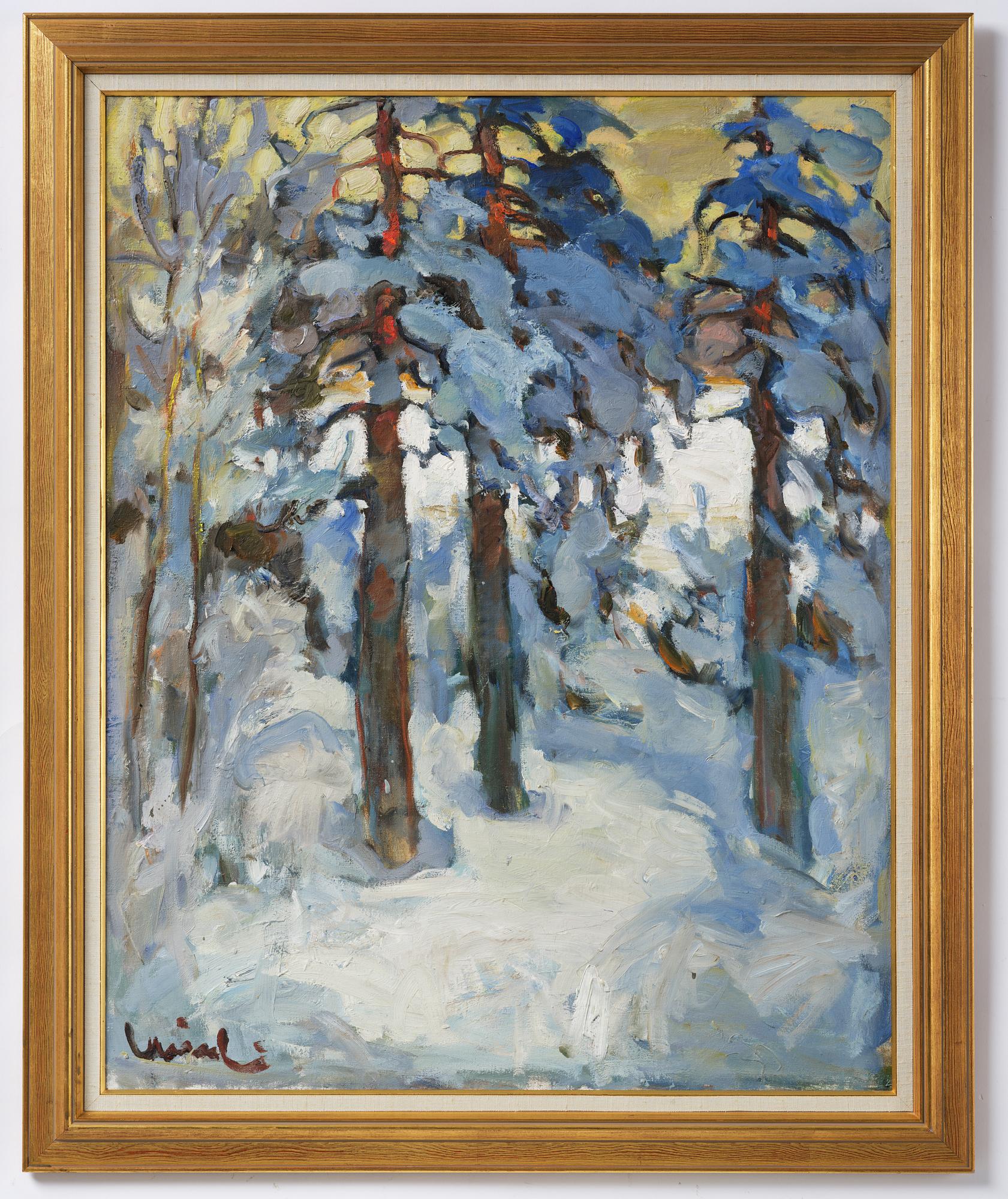 Olavi Laine, Winter landscape.