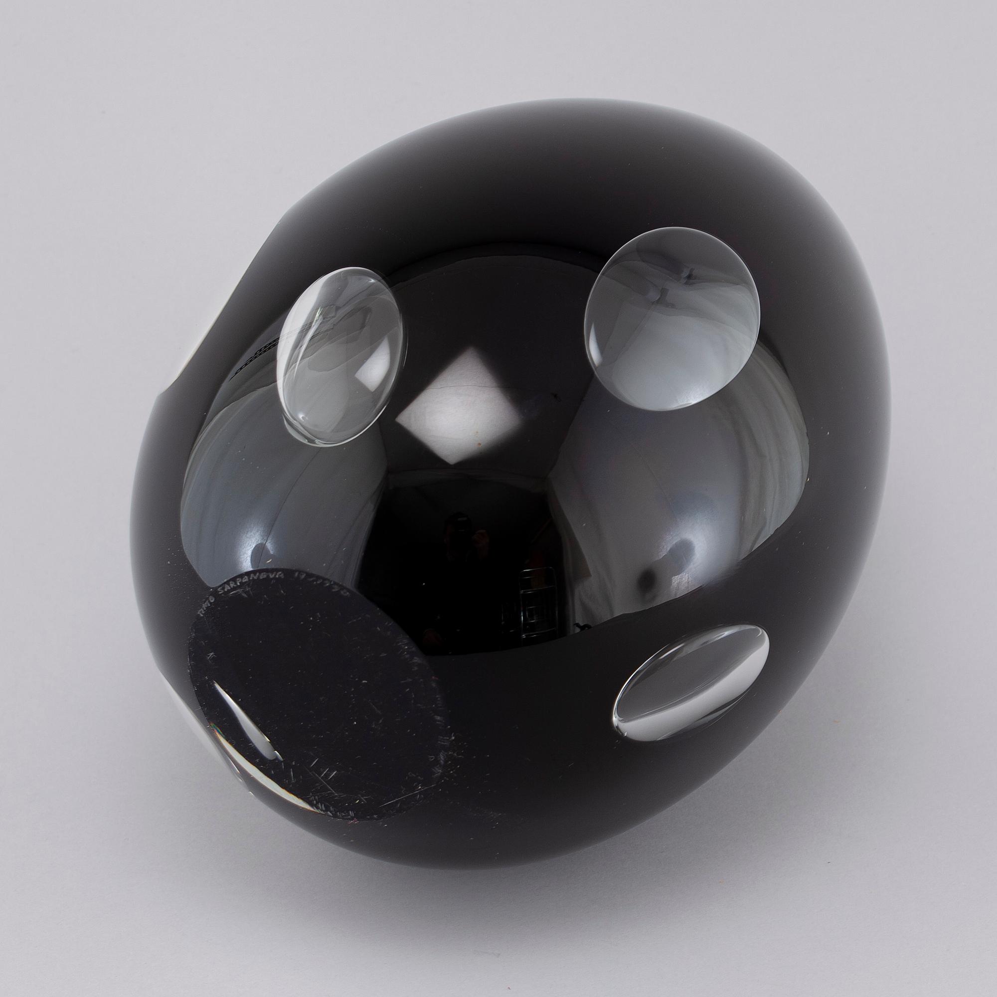 TIMO SARPANEVA, GLASSKULPTUR, "Claritas".