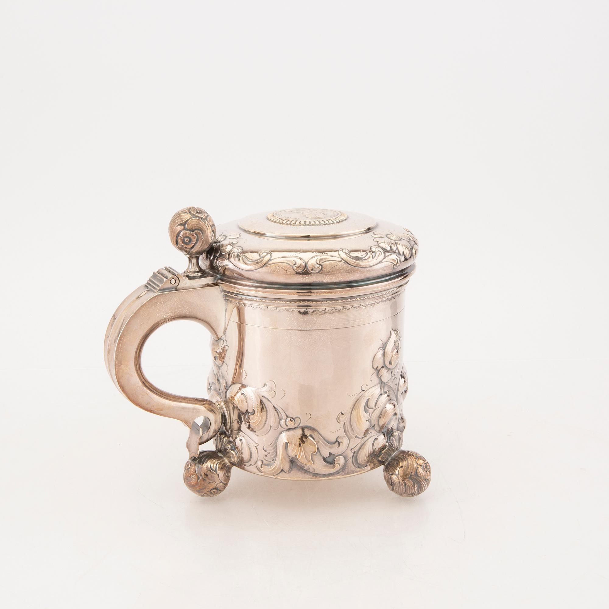 CG Hallberg stop silver Stockholm 1941.