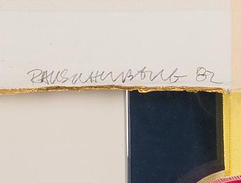 ROBERT RAUSCHENBERG, "INDIVIDUAL" FROM "7 CHARACTERS".