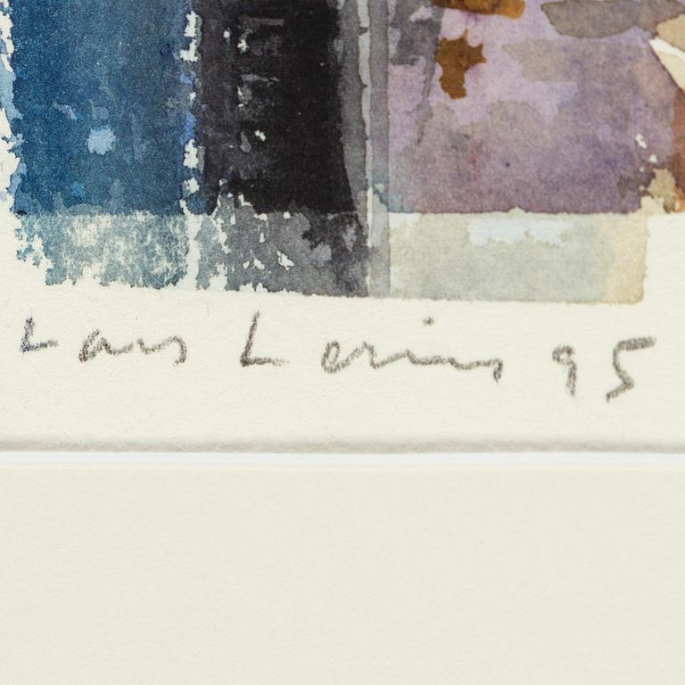LARS LERIN, watercolour, signed and dated -95.