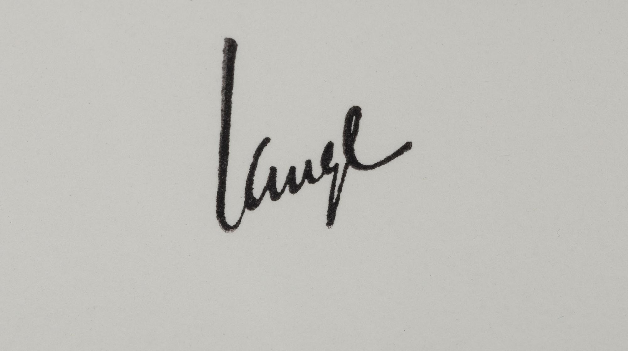 Åke Lange, "Kvinna med flor".