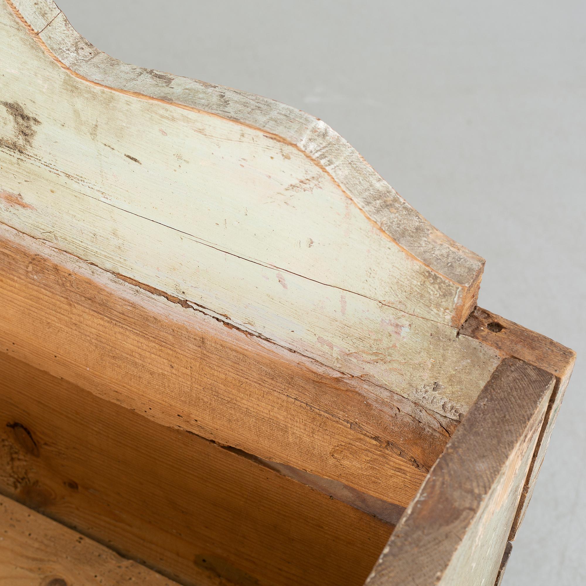 A 19th century pull-out couch.