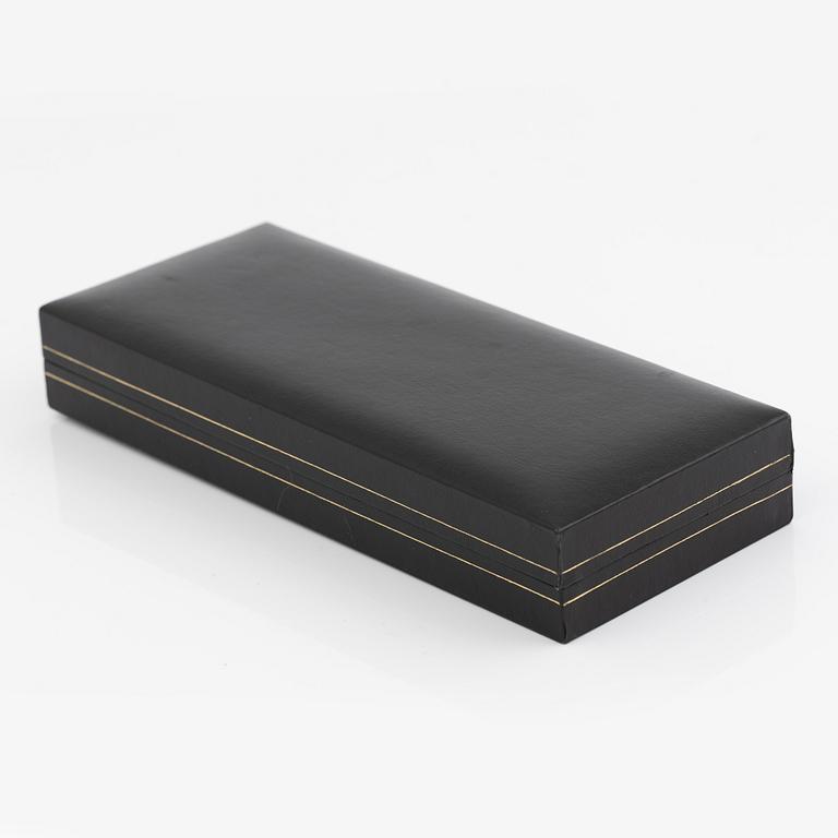 Collier, 18K vitguld med rubiner, opaler, granater och turmaliner.