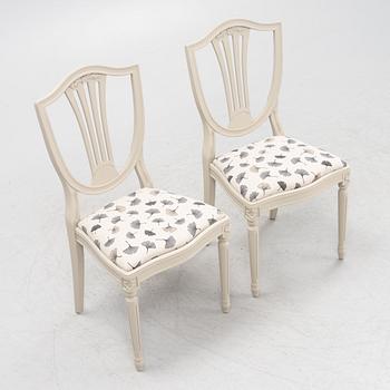 Matgrupp, 9 delar, gustaviansk stil, 1900-talets andra hälft.