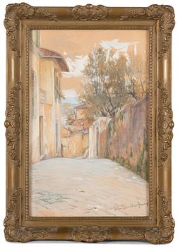 Elin Danielson-Gambogi, Gatuvy från Italien.