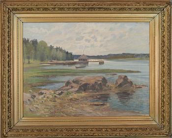 ALBERT LINDFORS, olja på duk, sign. och dat. -98.