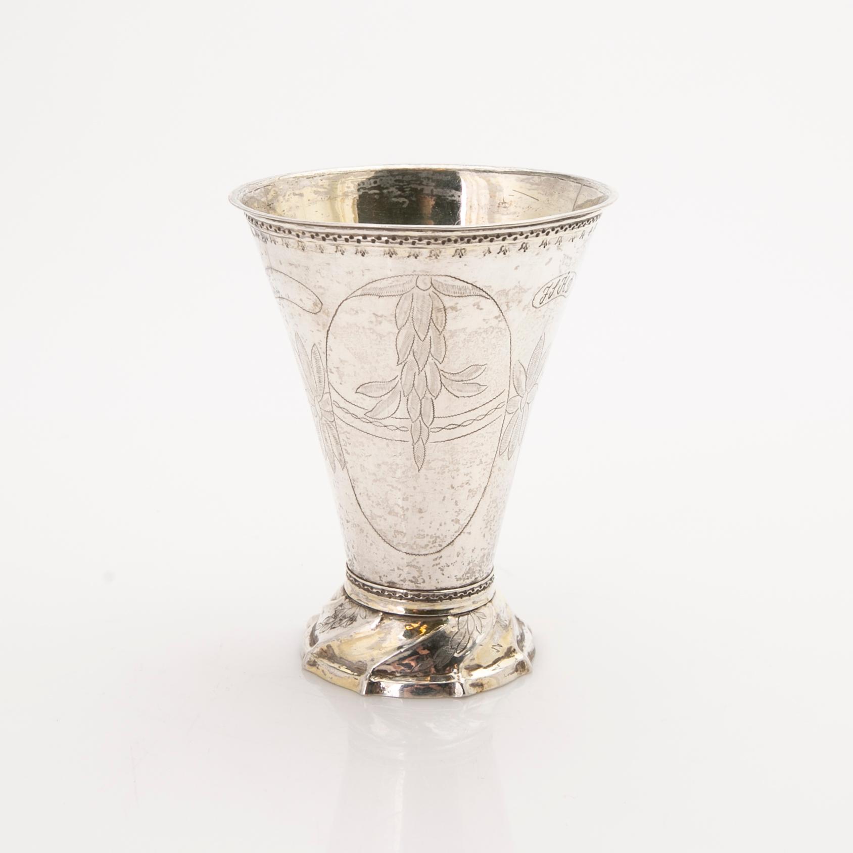 Beaker, Nils Grubb, Hudiksvall, 1789.