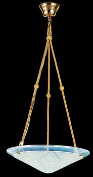 AMPEL, glas, Pierre Maynadier, Frankrike, art deco, 1930-tal.