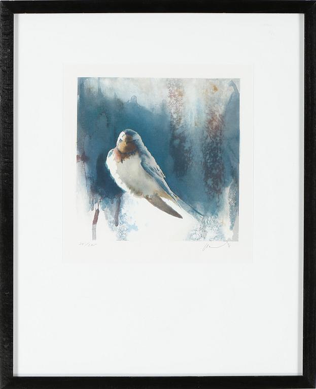 EMANUEL BERNSTONE, litografi, signerad samt numrerad 34/275.