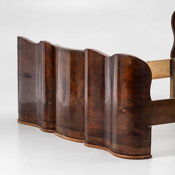 Bed frame, Art Deco style.